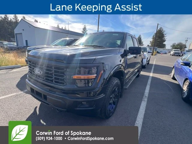 Used 2024 Agate Black Metallic Ford STX image 3