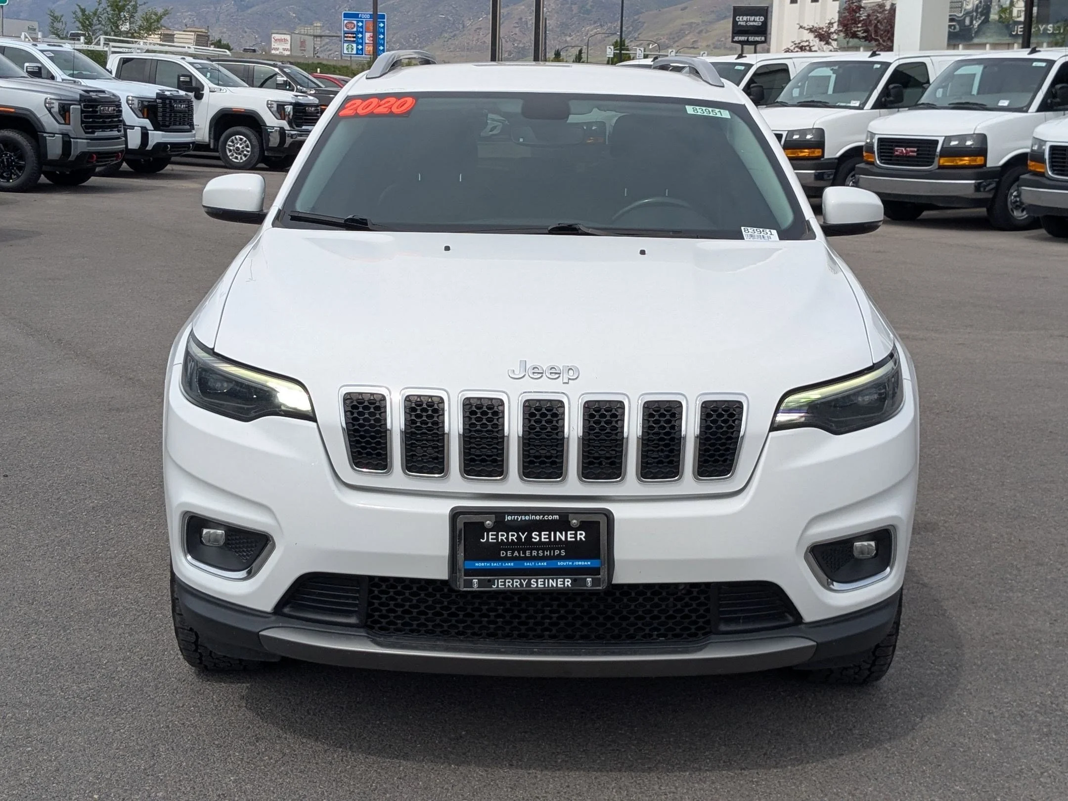 Used 2020 Bright White Clearcoat Jeep Limited image 9