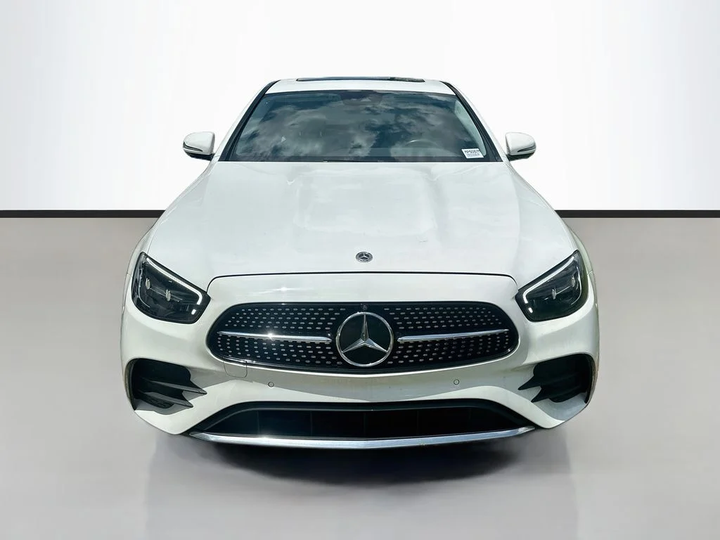 Certified Used 2022 Polar White Mercedes-Benz E 350 image 2