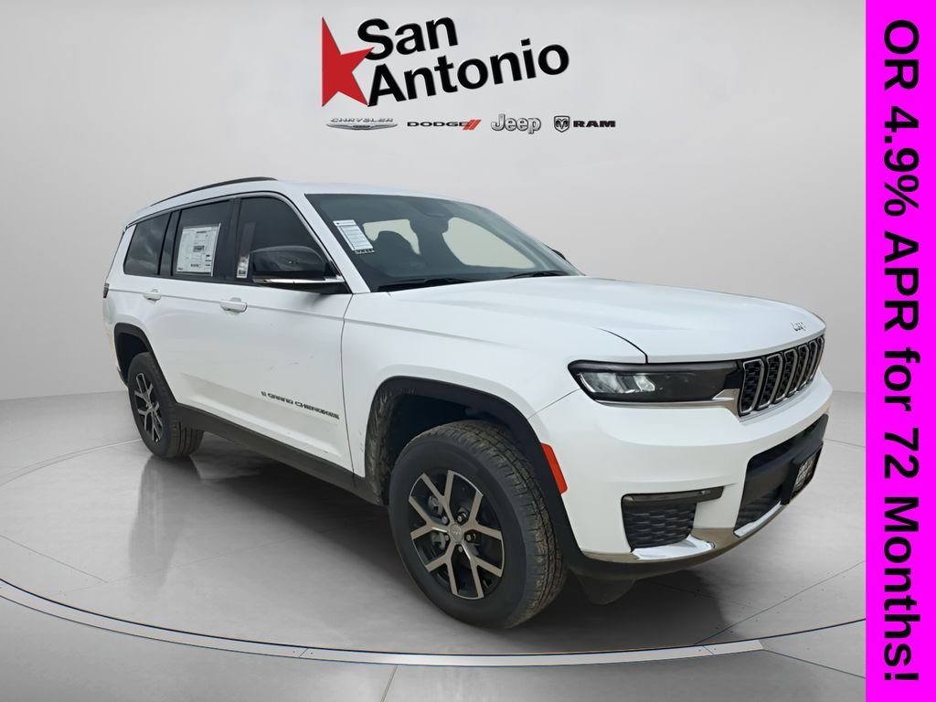 New 2025 Bright White Clear-Coat Exterior Paint Jeep Limited image 1