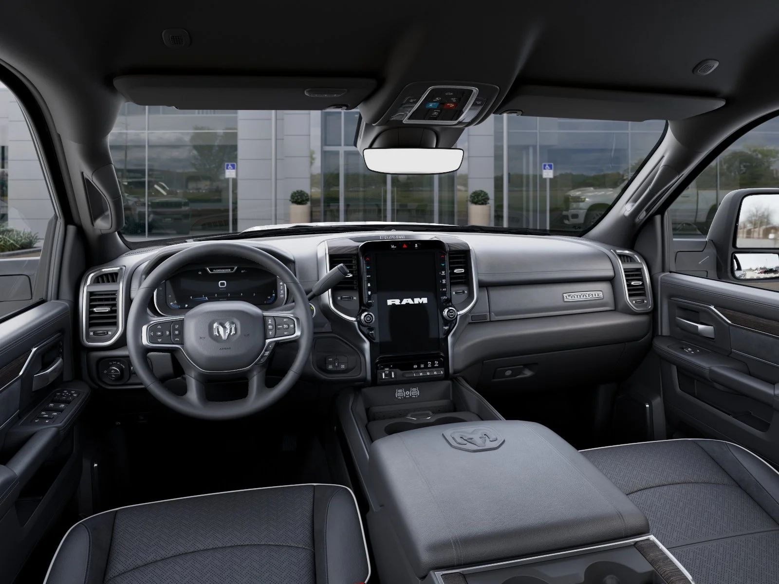 New 2026 Diamond Black Crystal Pearl-Coat Exterior Paint RAM Laramie image 40