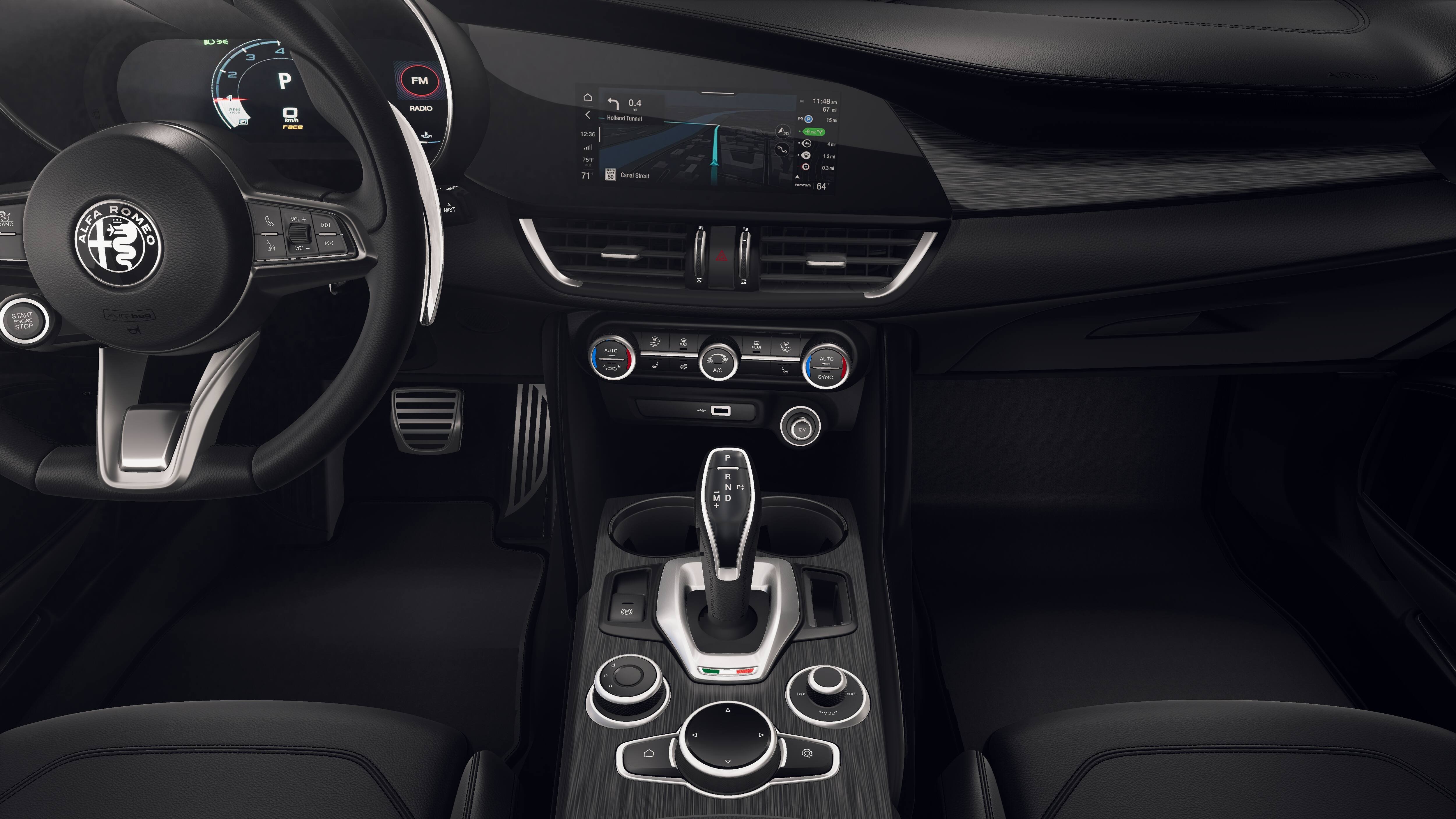 New 2026 Vulcano Black Metallic Exterior Paint Alfa Romeo Base image 17