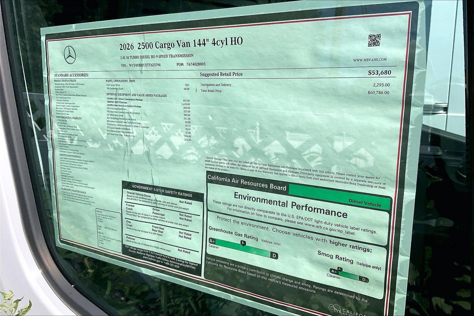New 2026 Arctic White Mercedes-Benz Cargo 144 WB image 21