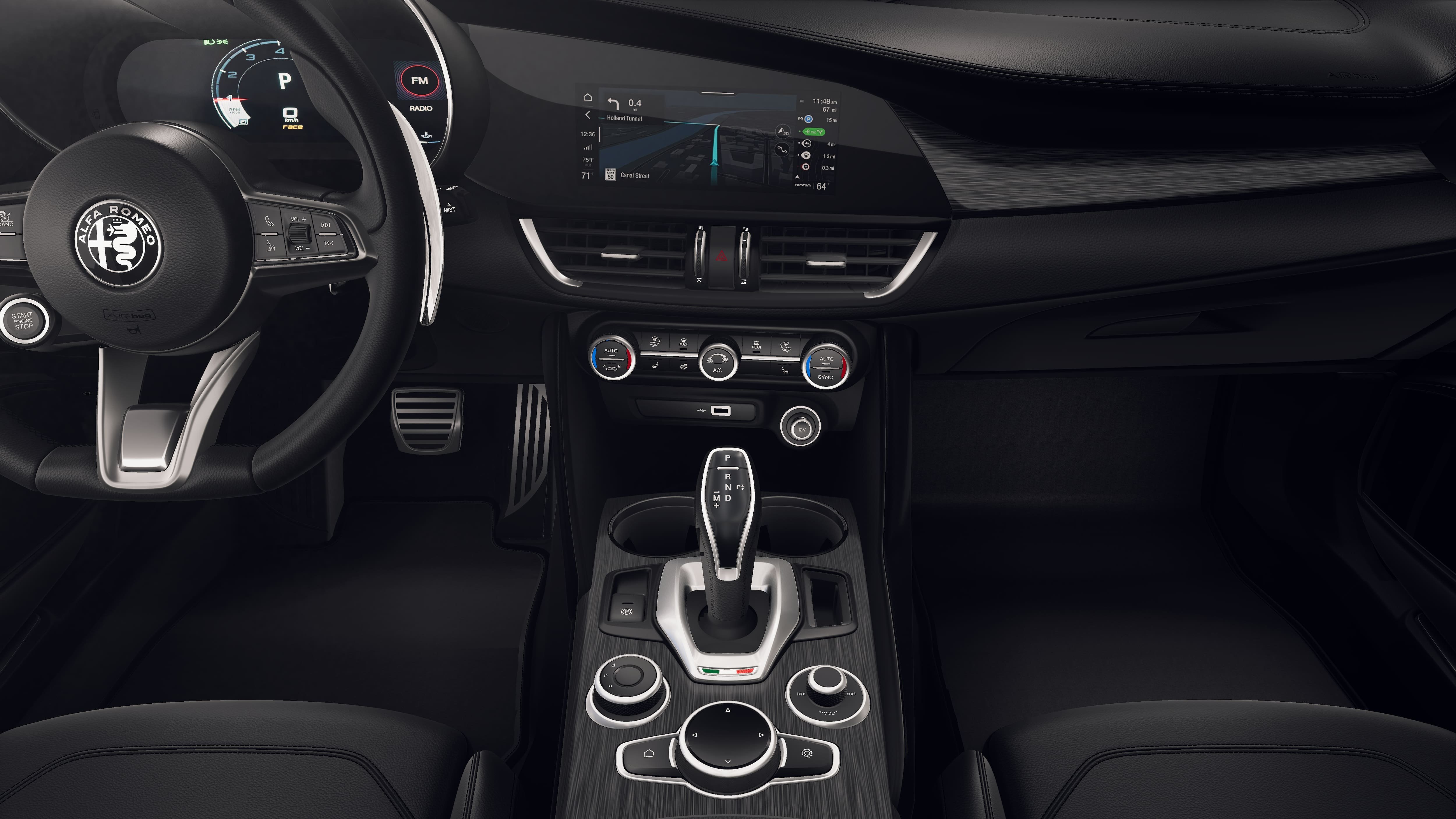 New 2026 Vulcano Black Metallic Exterior Paint Alfa Romeo Base image 17