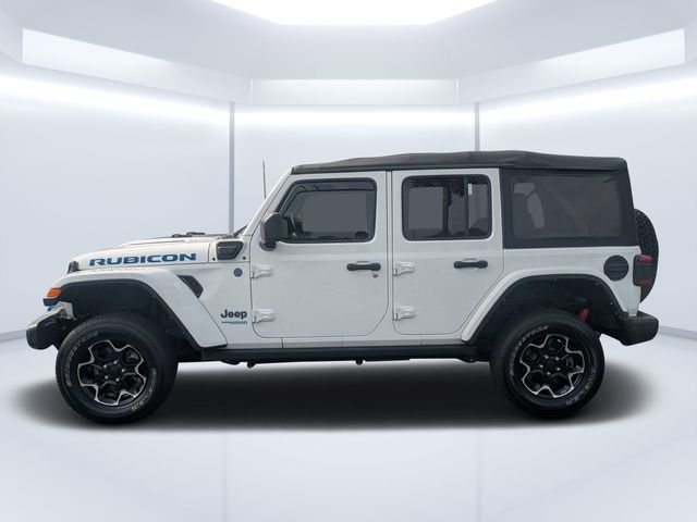 Used 2021 White Jeep Unlimited Rubicon 4xe image 6