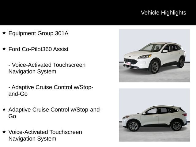 Certified Used 2020 White Metallic Ford SEL image 6
