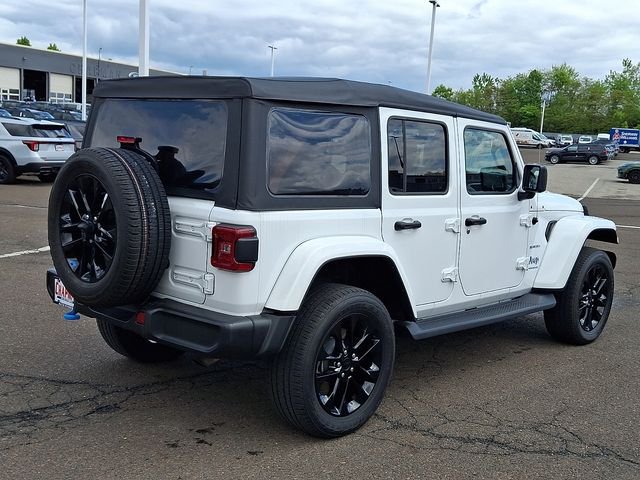 Used 2023 White Jeep Sahara 4xe image 6