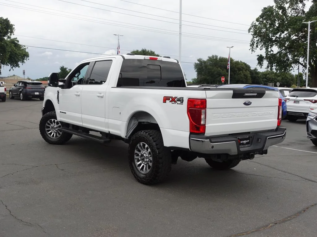 Used 2022 Oxford White Ford Lariat image 7