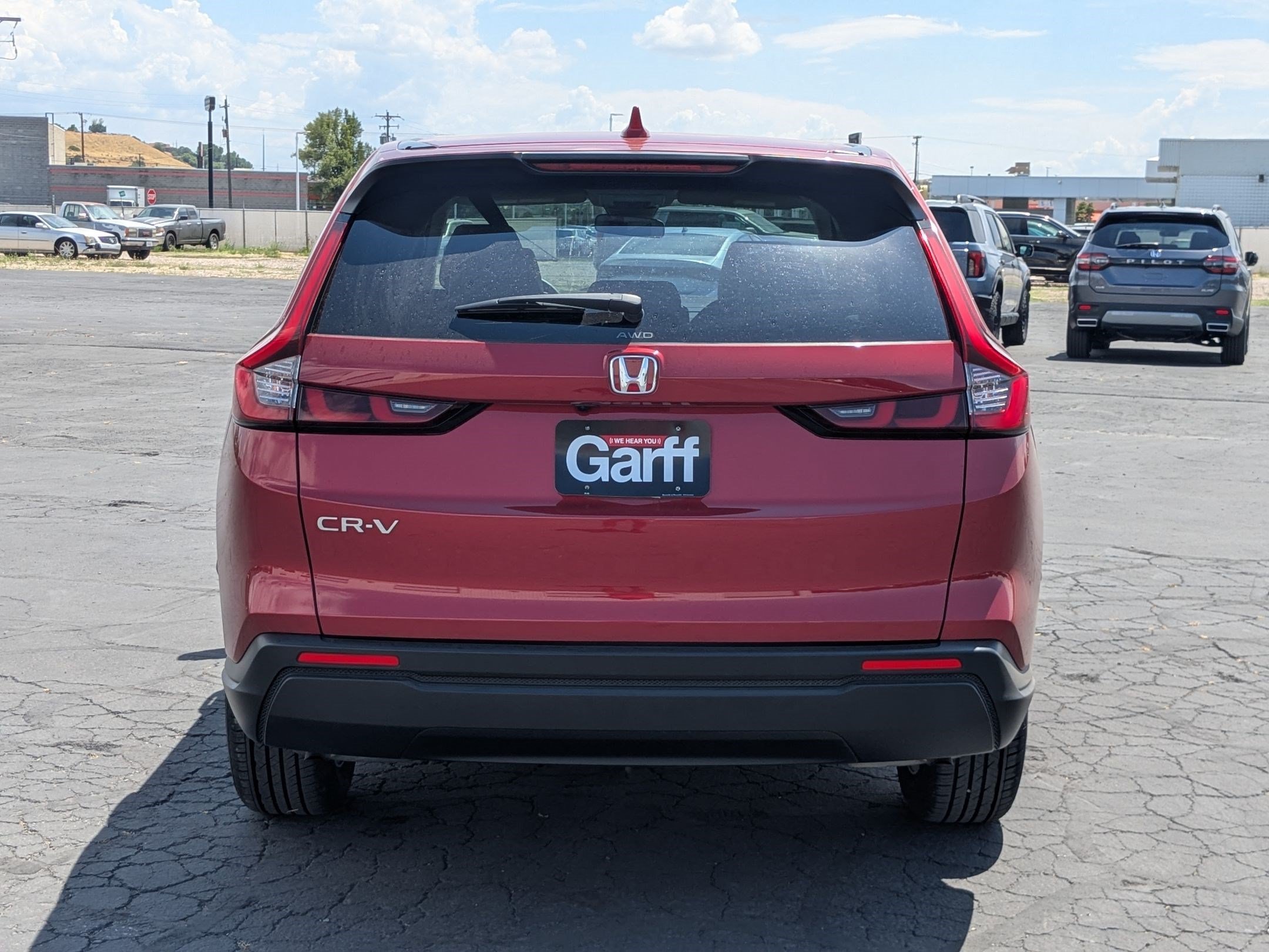Certified Used 2024 Radiant Red Metallic Honda EX image 4