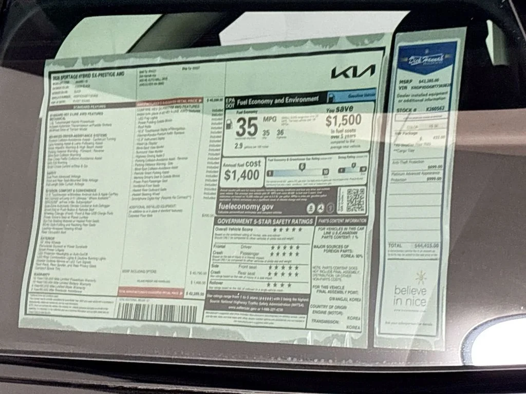 New 2026 Fusion Black Kia SX Prestige image 25