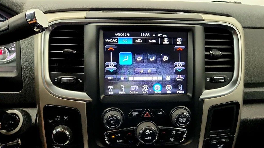 Used 2016 Brilliant Black Crystal Pearlcoat Ram 4WD Crew Cab 149