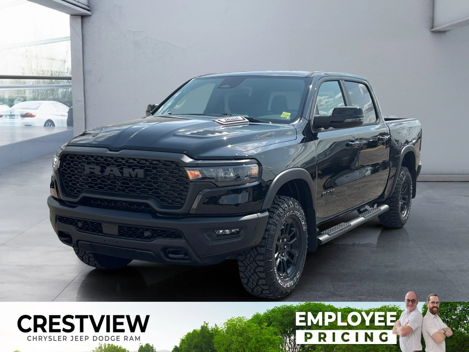 New 2026 Diamond Black Crystal Pearl Ram Rebel image 1