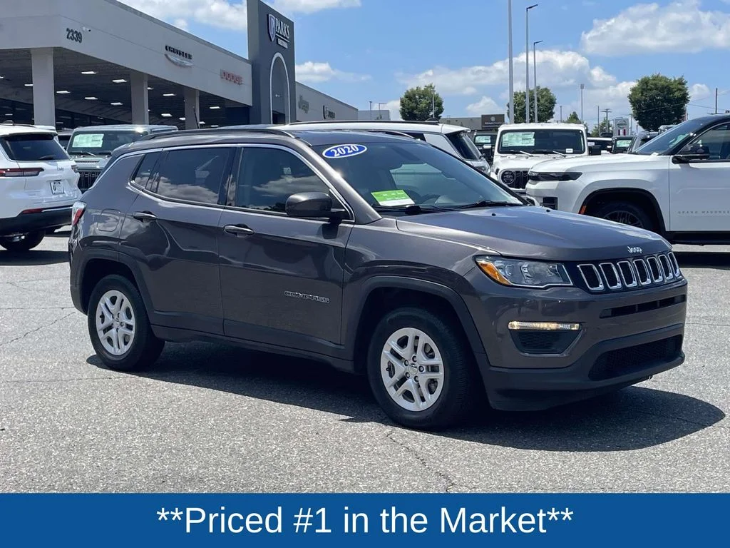 Certified Used 2020 Gray Jeep Sport image 2