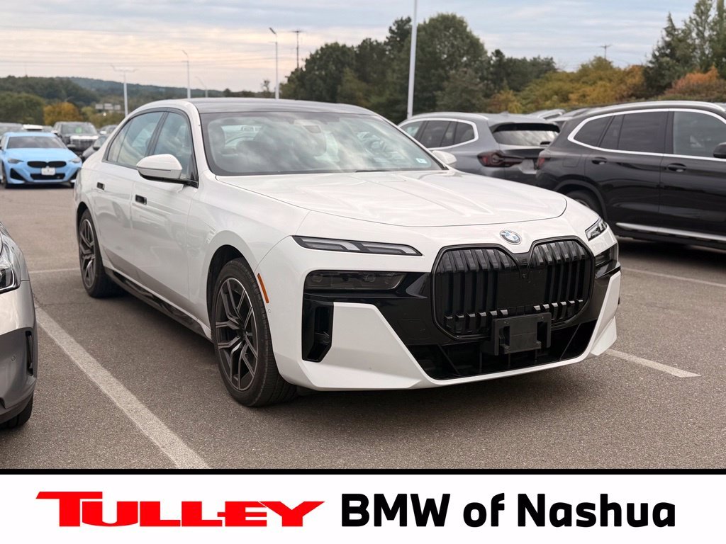 Certified Used 2024 White BMW 740i xDrive image 1