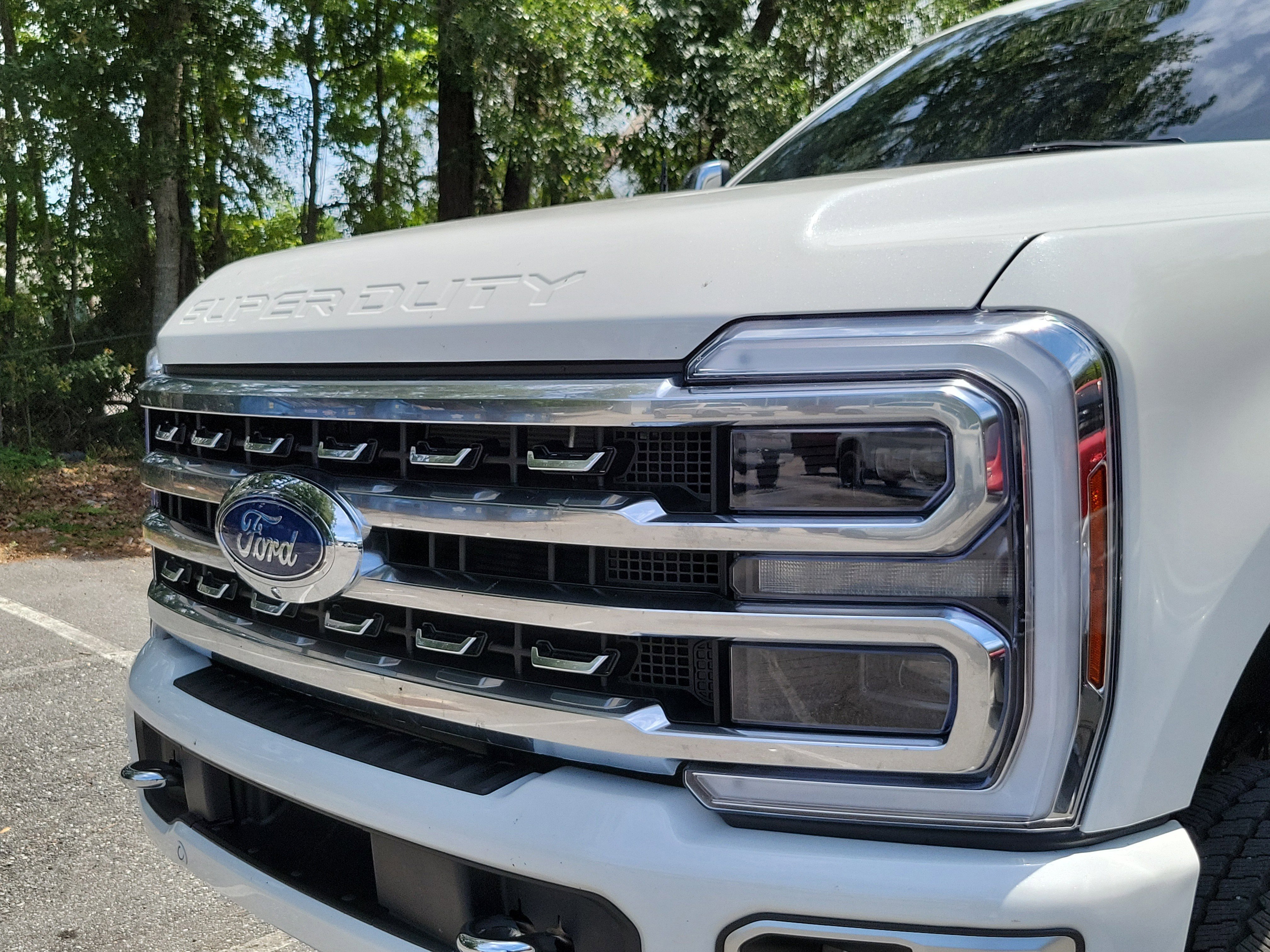 Used 2024 White Metallic Ford Platinum image 8