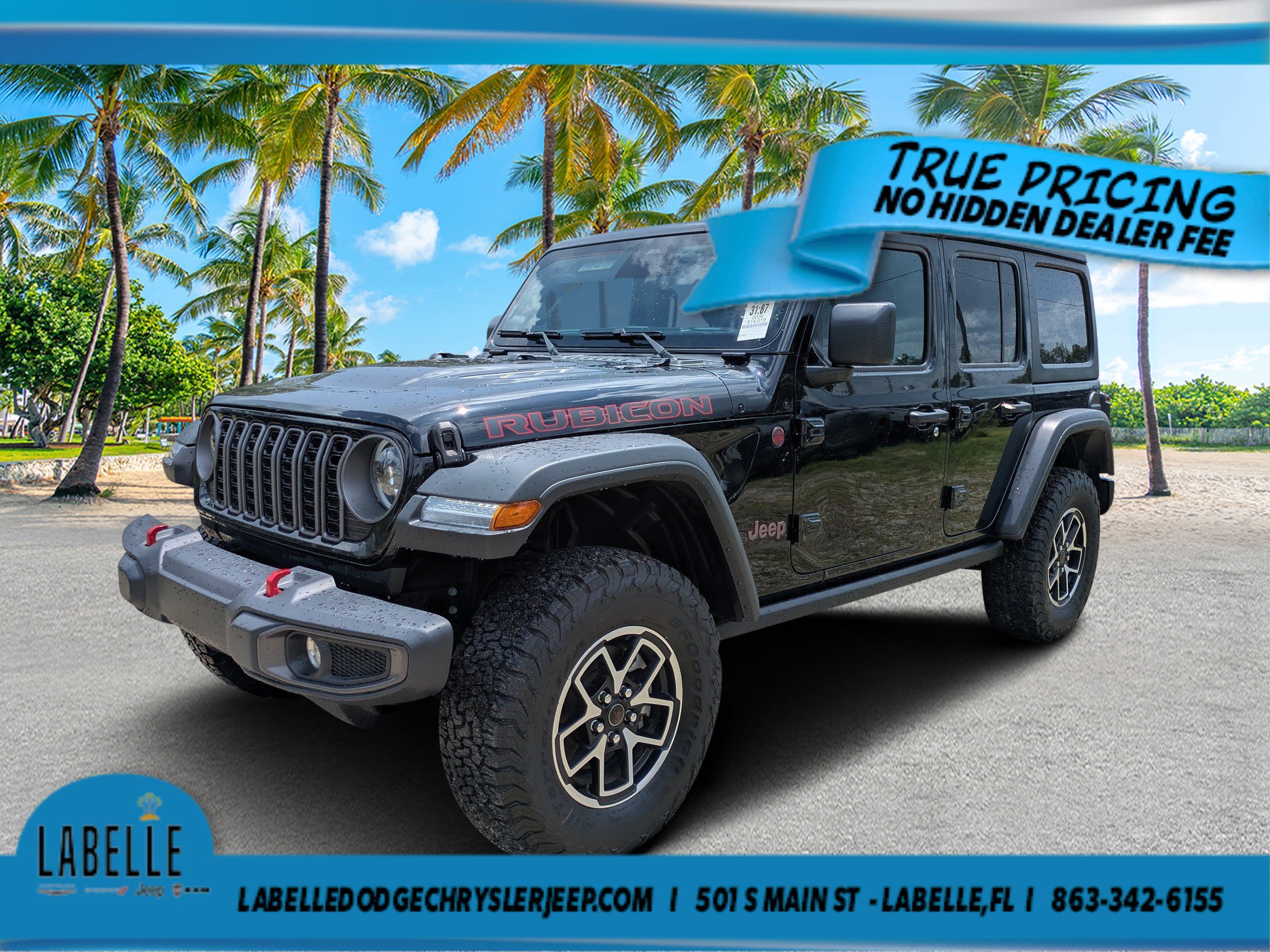 Used 2026 Black Clearcoat Jeep Rubicon image 7