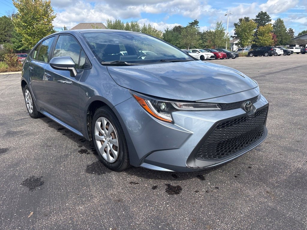 Certified Used 2020 Blue Toyota LE image 8