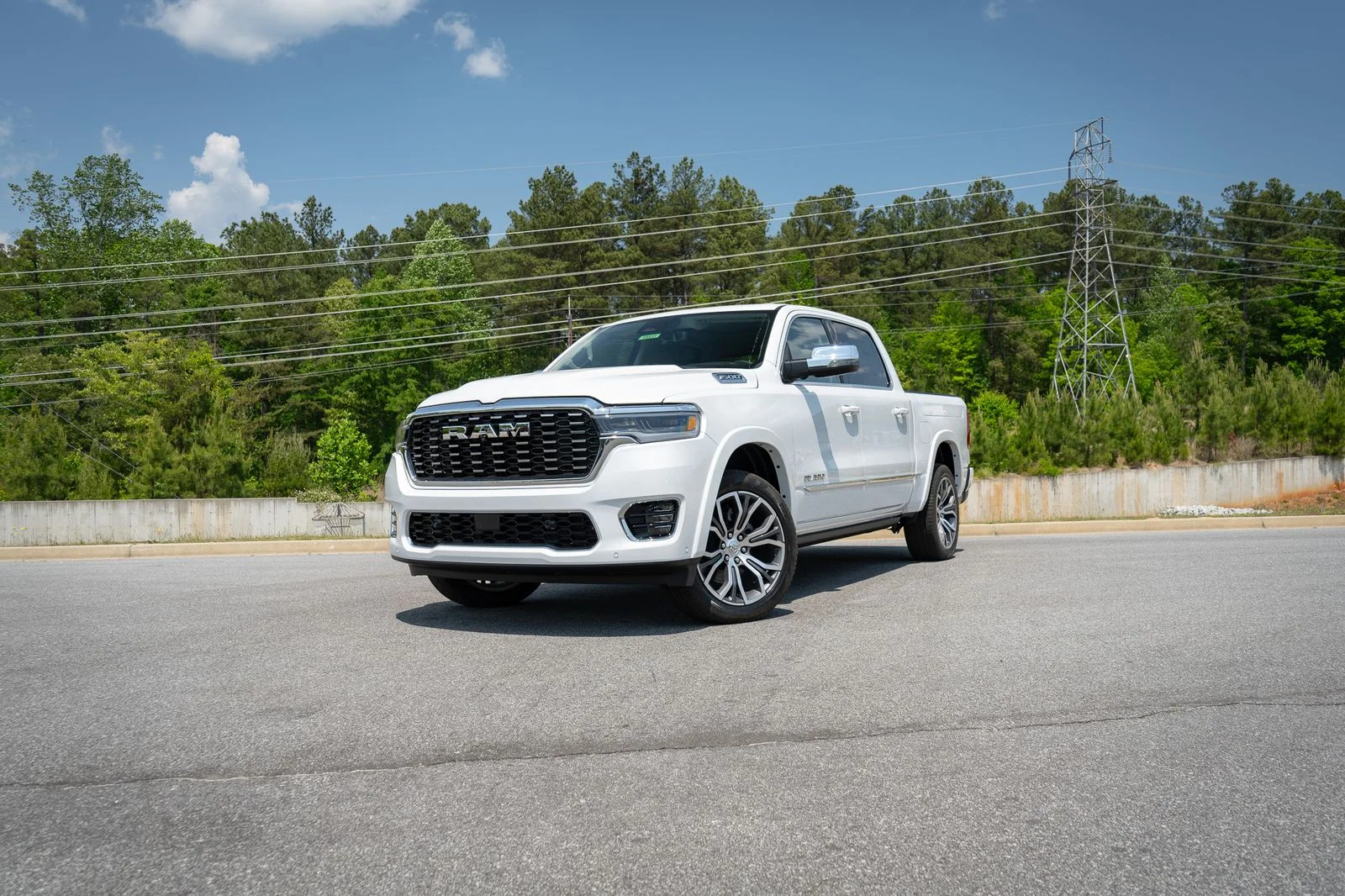 New 2026 Ivory White Tri-Coat Pearl-Coat Exterior Paint RAM Tungsten image 1