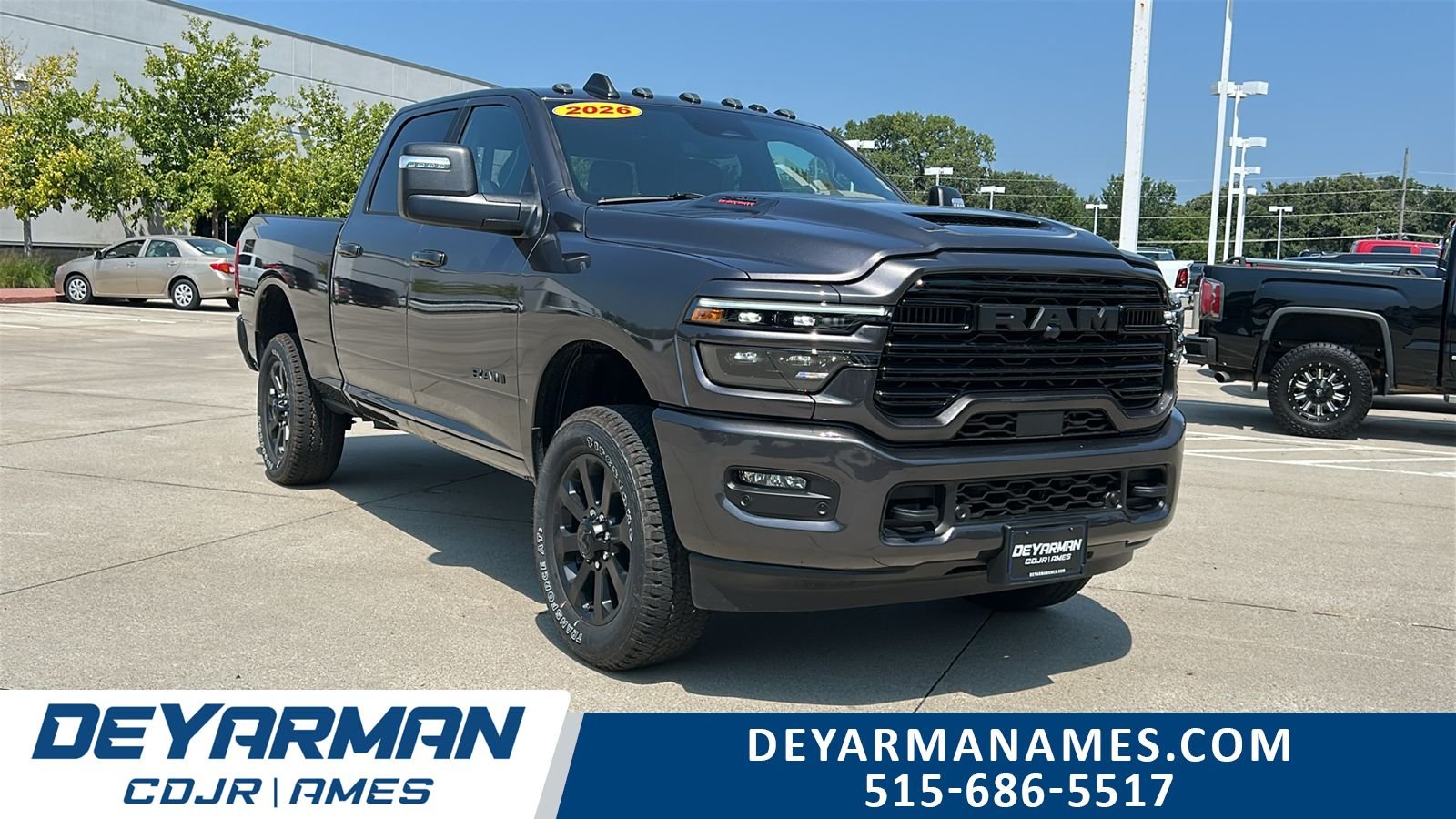 New 2026 Granite Crystal Metallic Clear-Coat Exterior Paint RAM Laramie image 1