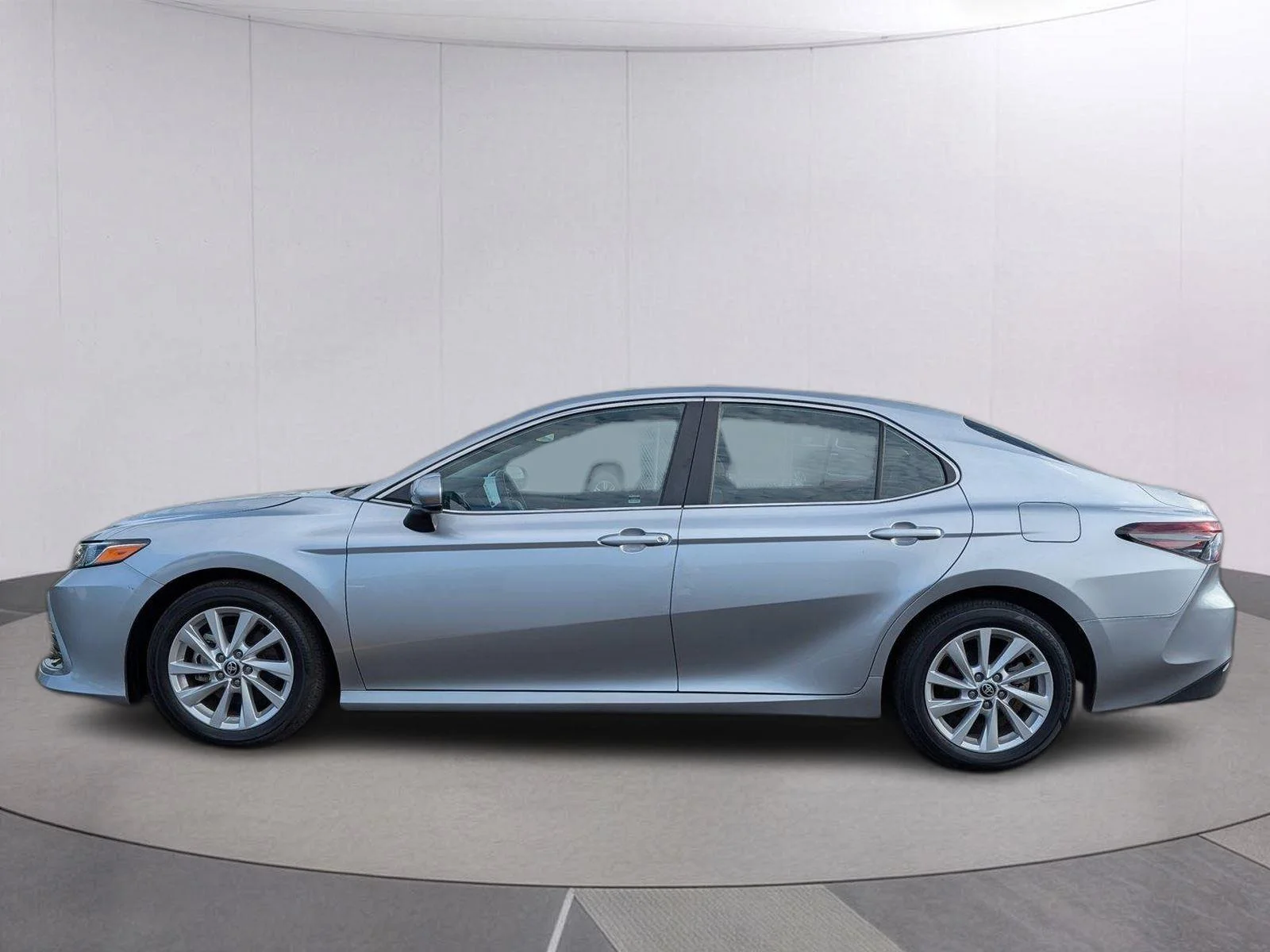 Used 2024 Celestial Silver Metallic Toyota LE image 2