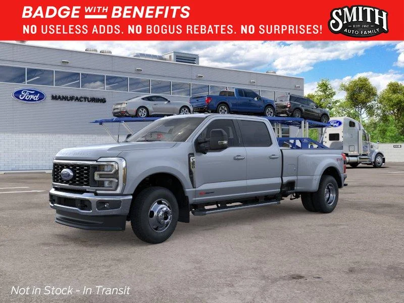 New 2026 GLACIER GRAY METALLIC TRI-COAT Ford LARIAT image 1
