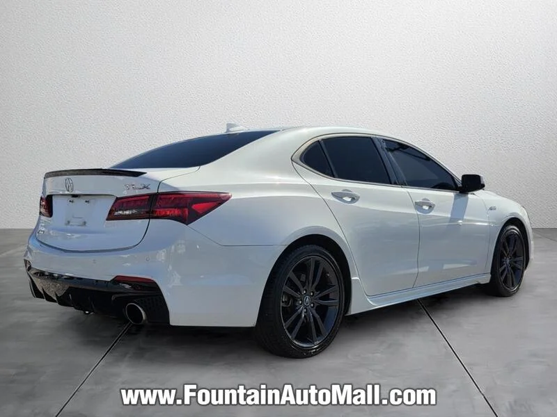 Used 2020 Platinum White Pearl Acura 3.5L FWD W/TECHNOLOGY/A-SPEC PKG image 4