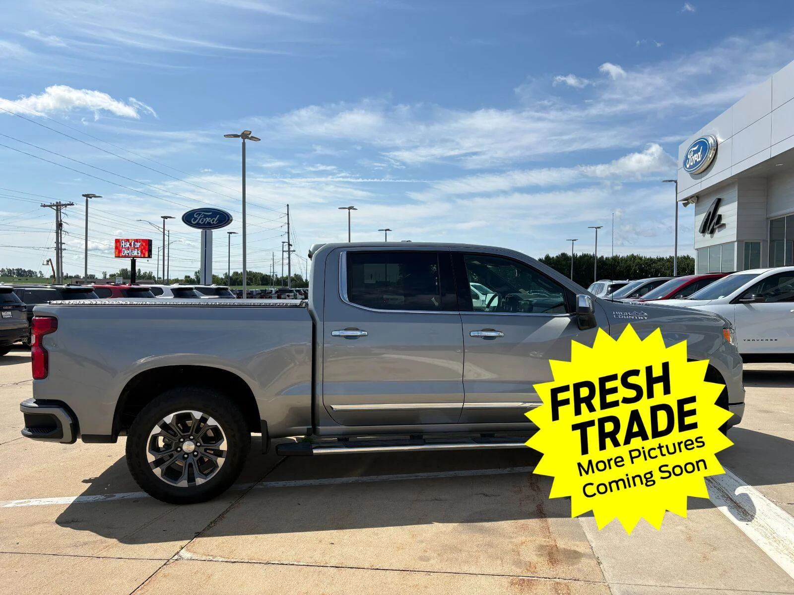 Used 2024 Sterling Gray Metallic Chevrolet High Country image 5