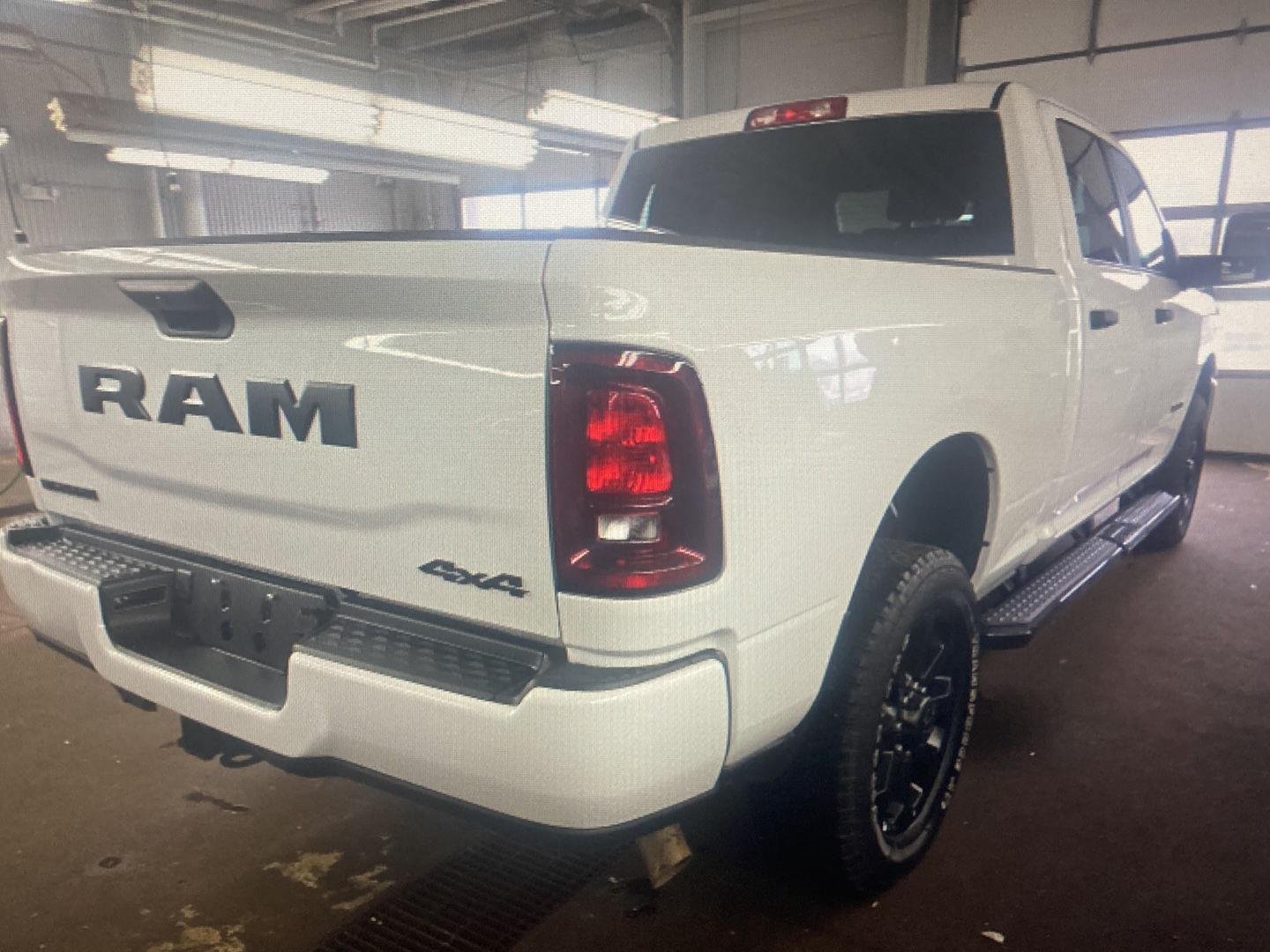 Used 2025 Bright White Clearcoat Ram Big Horn image 3