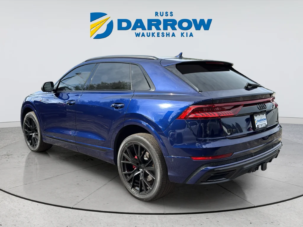 Used 2021 Blue Audi 55 Prestige image 3