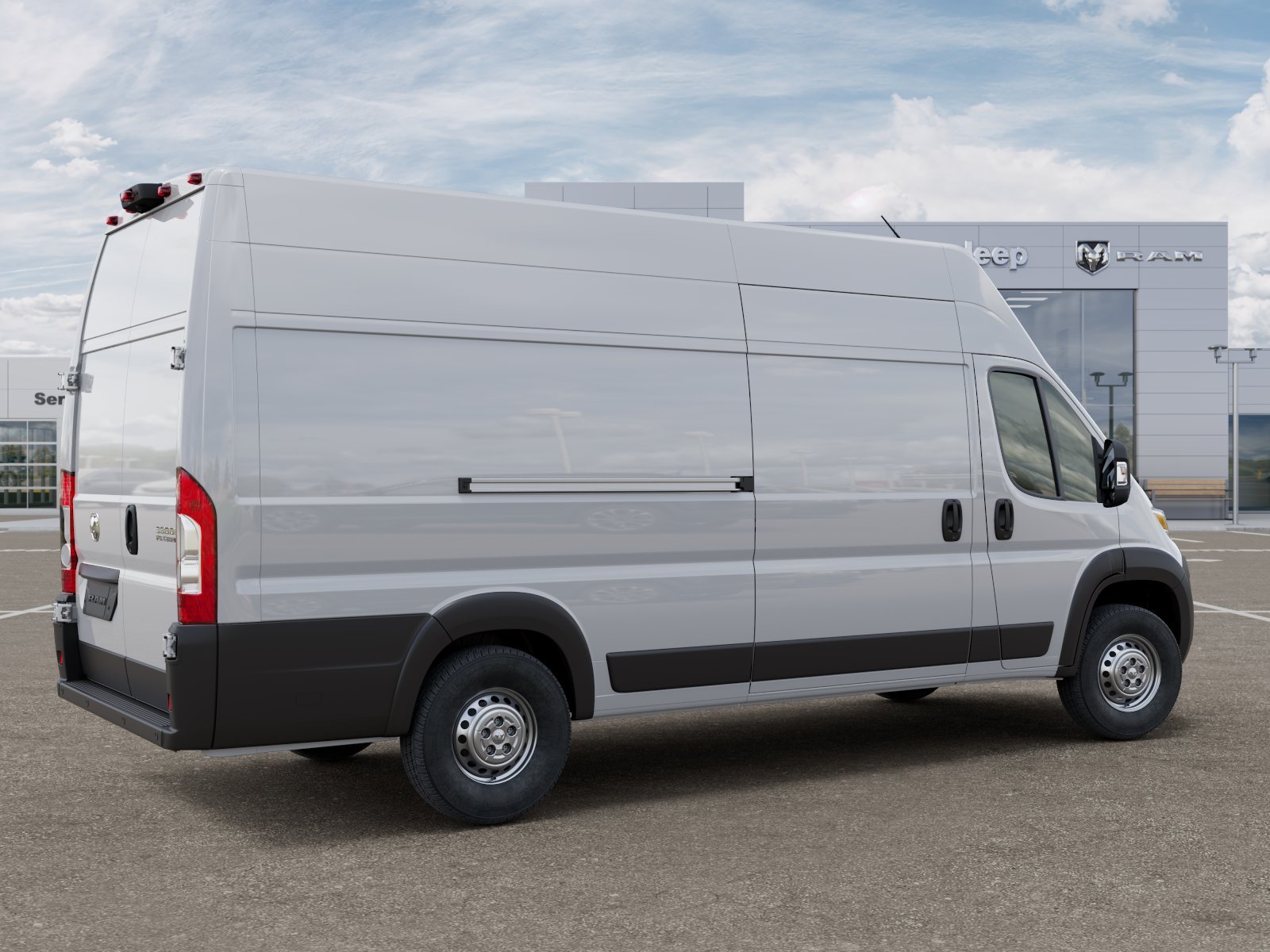 New 2026 Bright White Clear-Coat Exterior Paint RAM Tradesman image 22