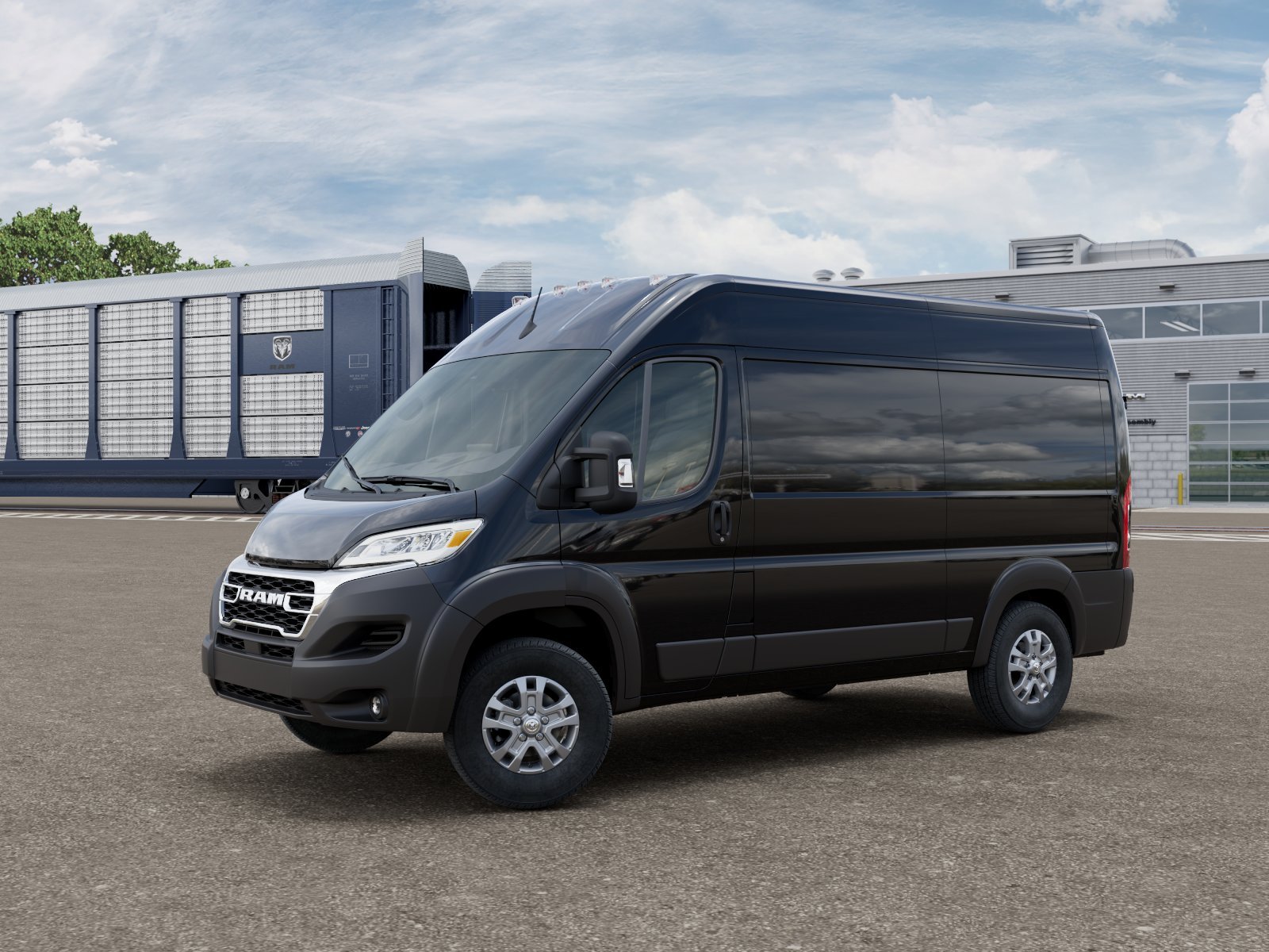 New 2026 Black Clear-Coat Exterior Paint RAM High Roof image 1