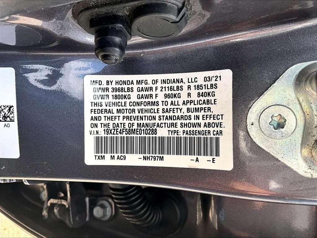 Used 2021 Gray Honda EX image 22
