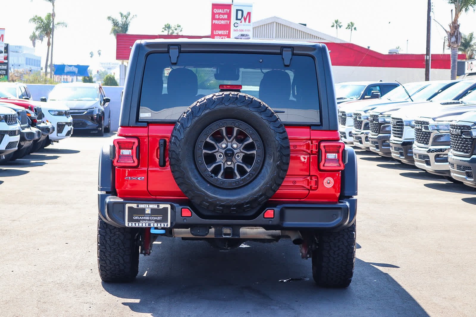 Used 2021 Firecracker Red Clearcoat Jeep Unlimited Rubicon image 5