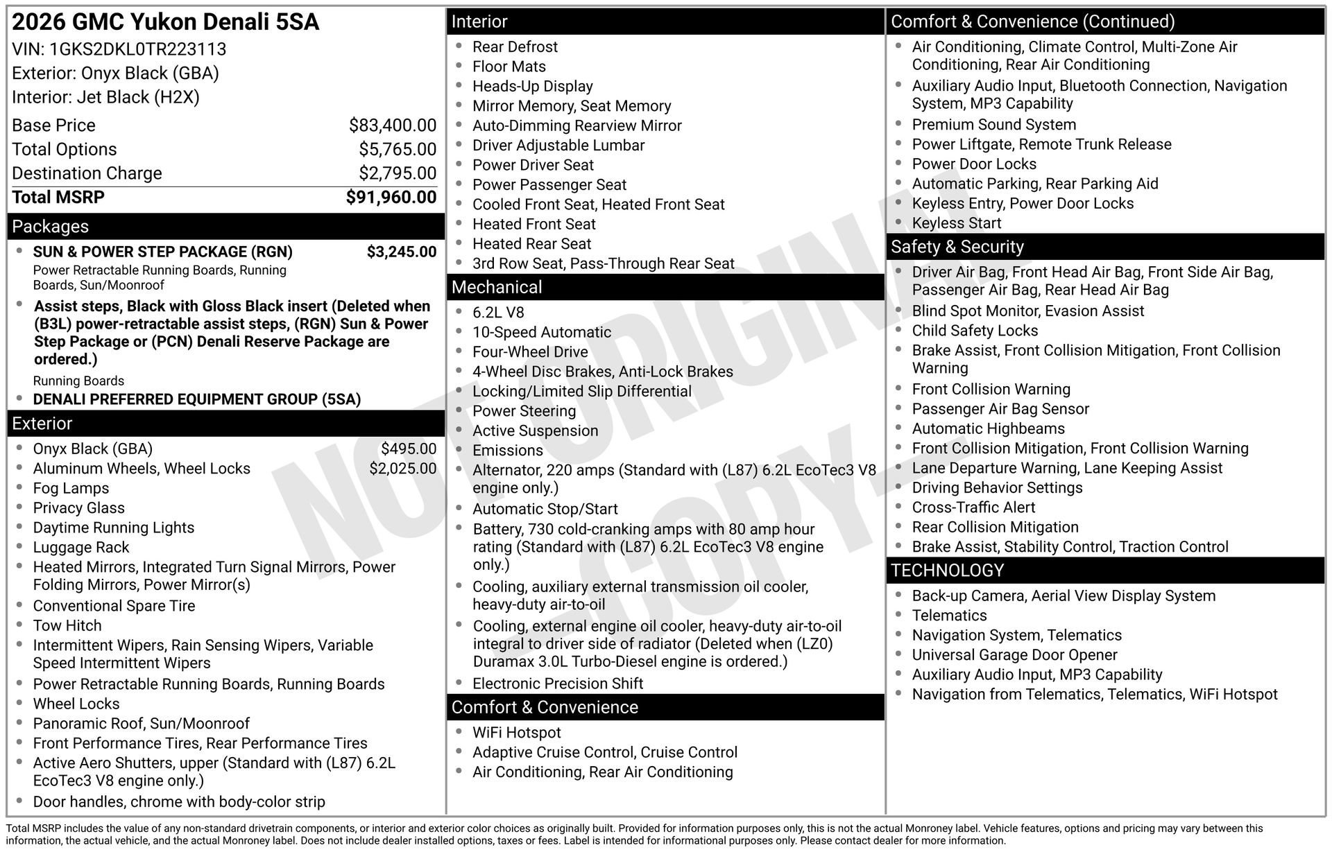 2026 GMC YUKON - Image 2