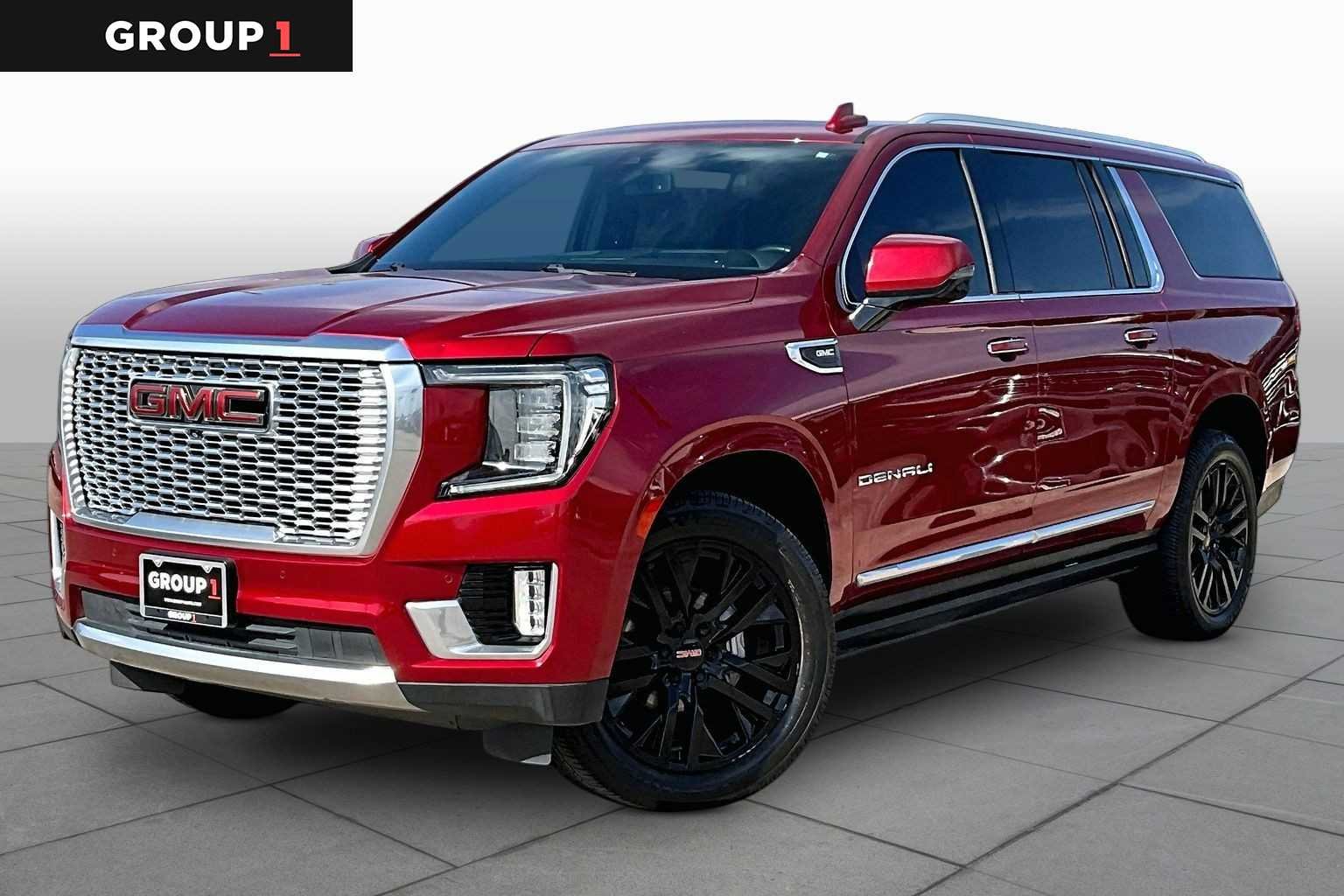 Used 2021 Cayenne Red Tintcoat GMC Denali image 1