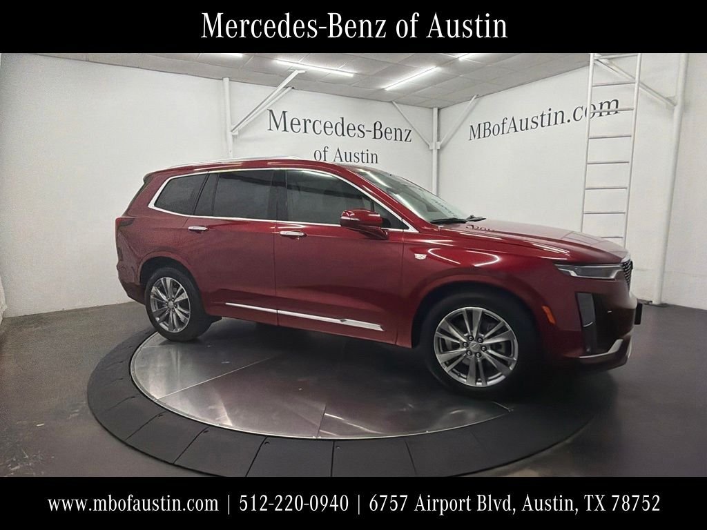 Used 2024 Red Cadillac Premium Luxury image 1