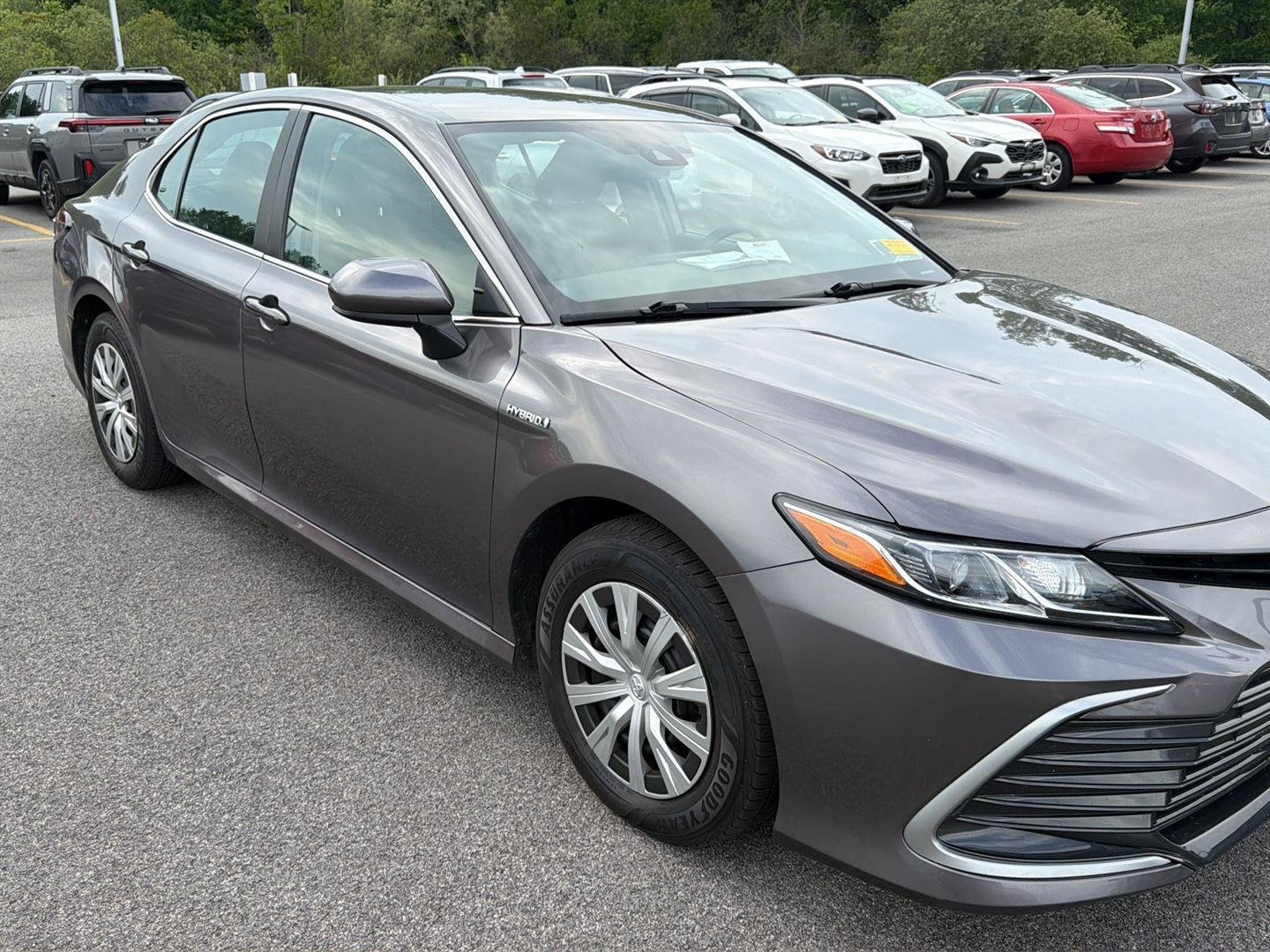 Used 2021 Predawn Gray Mica Toyota Hybrid LE image 7