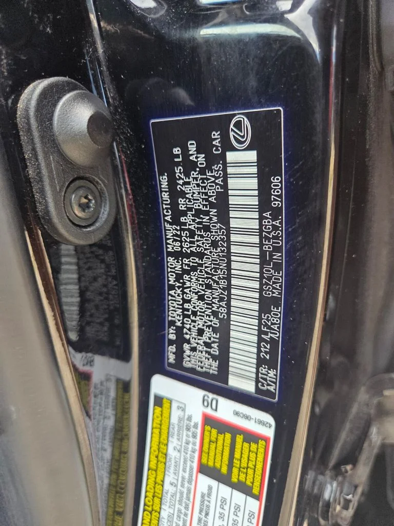 Used 2022 Black Lexus 350 F Sport image 33