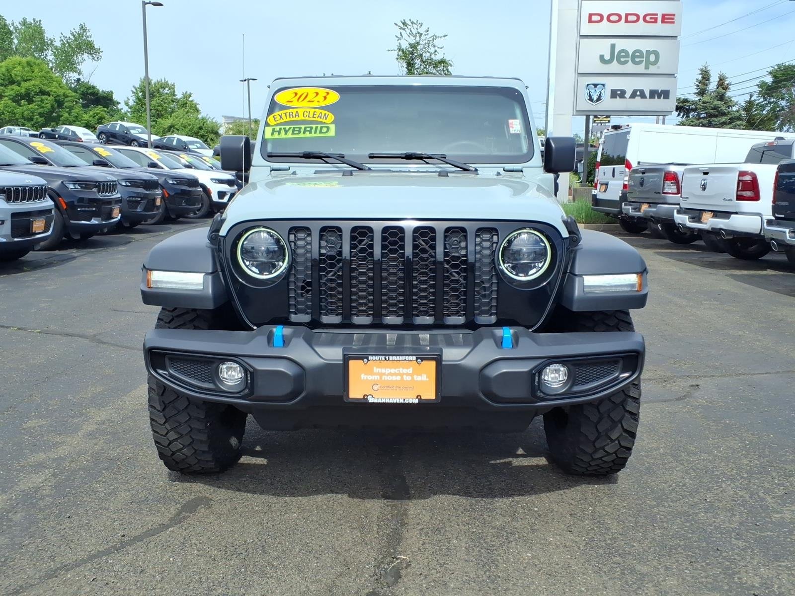 Used 2023 Gray Jeep Willys 4xe image 2