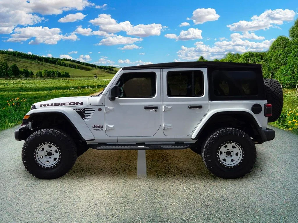 Used 2018 White Jeep Unlimited Rubicon image 3