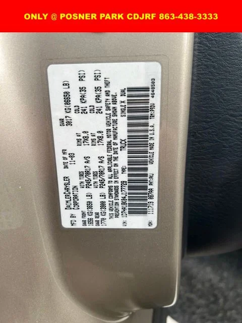 Used 2004 Beige Dodge ST image 4