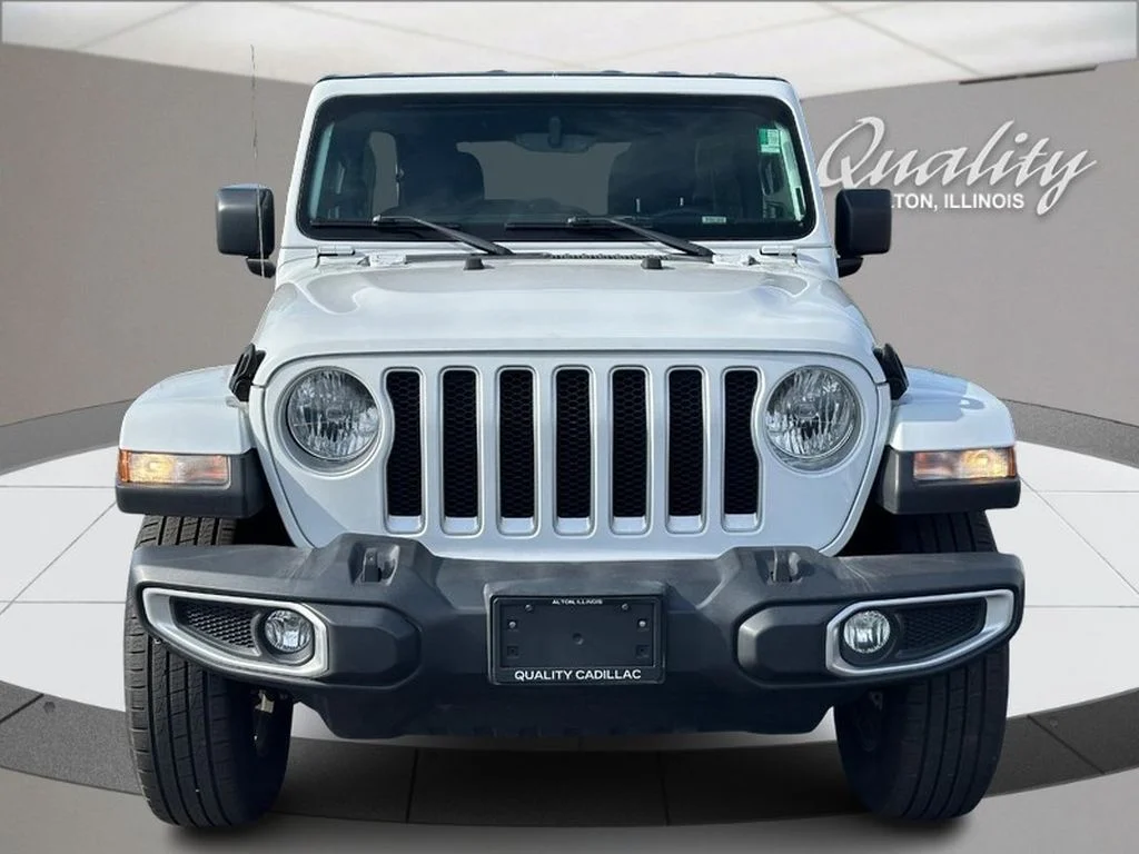 Used 2023 Bright White Clearcoat Jeep Sahara image 11