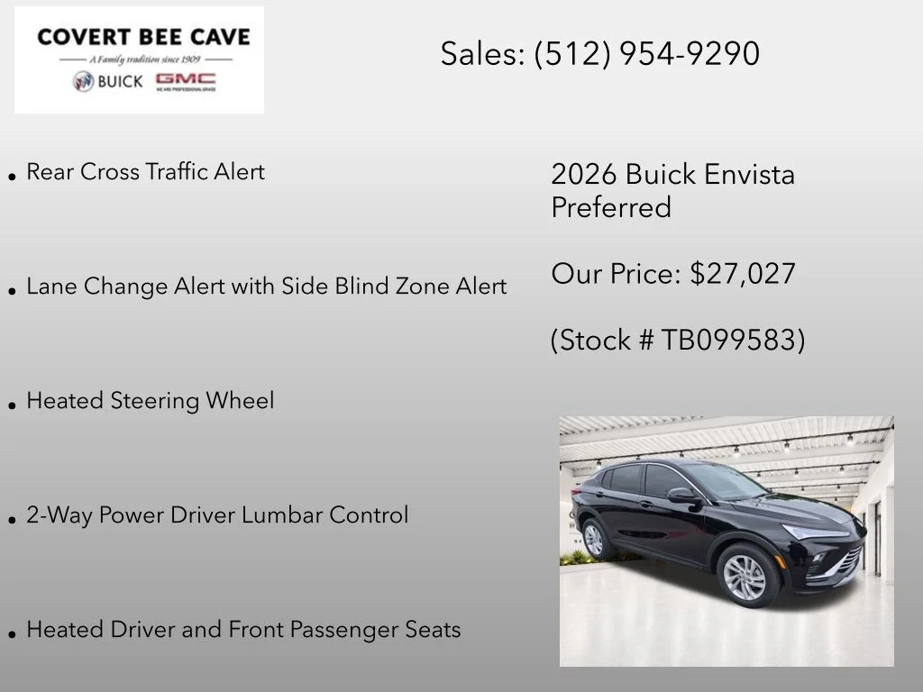 New 2026 Black Buick Preferred image 19