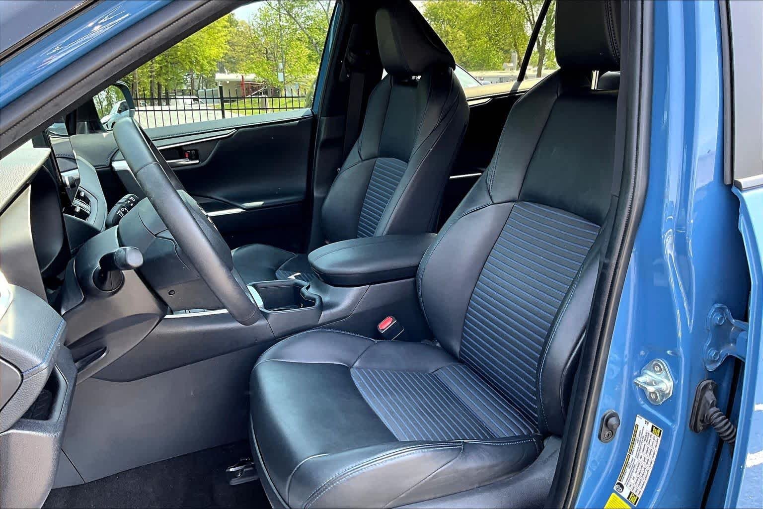 Used 2024 Cavalry Blue/Midnight Black Metallic Toyota Hybrid XSE image 8