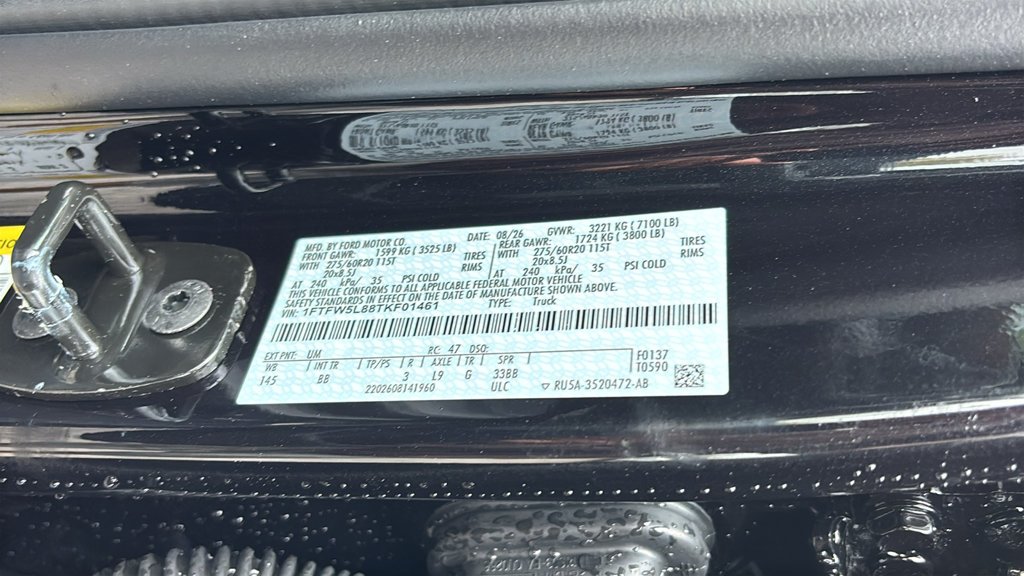 New 2026 Agate Black Metallic Ford Lariat image 32