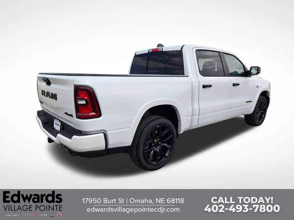 New 2026 Ivory White Tri-Coat Pearl-Coat Exterior Paint RAM Laramie image 3