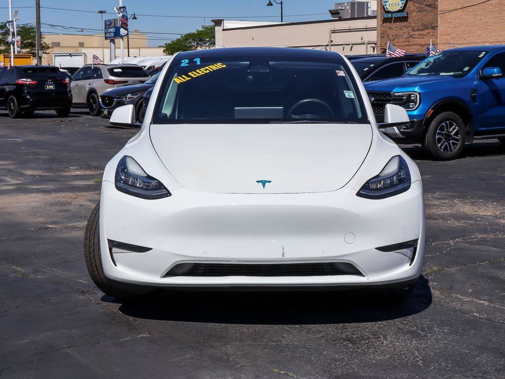 Used 2021 White TESLA Long Range image 5