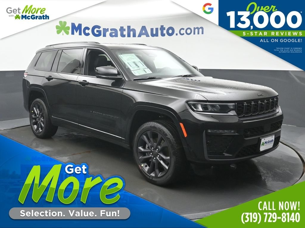 New 2026 Diamond Black Crystal Pearl-Coat Exterior Paint Jeep Limited Reserve image 1