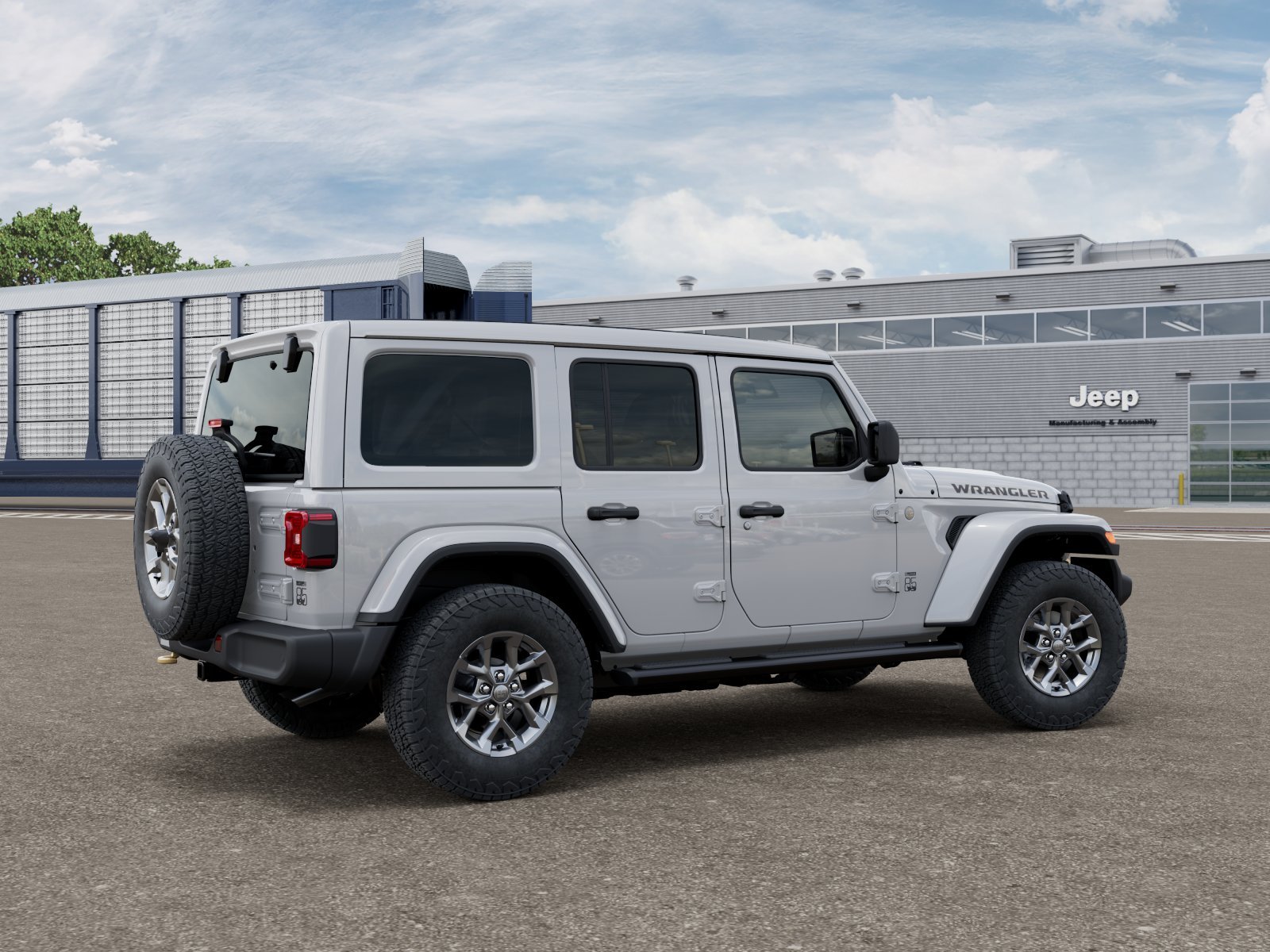 New 2026 Bright White Clear-Coat Exterior Paint Jeep 85th Anniversary image 2