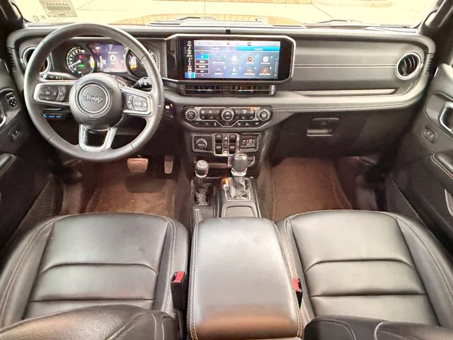 Certified Used 2024 Black Jeep Sahara 4xe image 13